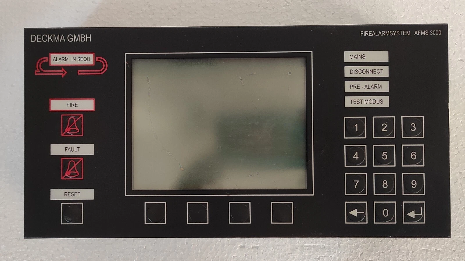 Deckma FMS 3000 AHT01-E GMBH Fire Alarm Main Panel FMS 3000 / Control Panel